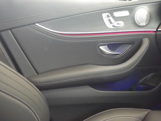 Ｅクラス Ｅ２２０　ｄ　スポーツ　ＡＭＧラインインテリアパッケージ　エクスクルーシブパッケージ　Ｂｌｕｅｔｏｏｔｈ接続　ＥＴＣ　ＬＥＤヘッドライト　ＴＶ　アイドリングストップ　クルーズコントロール　コネクテッド機能　サイドカメラ（14枚目）