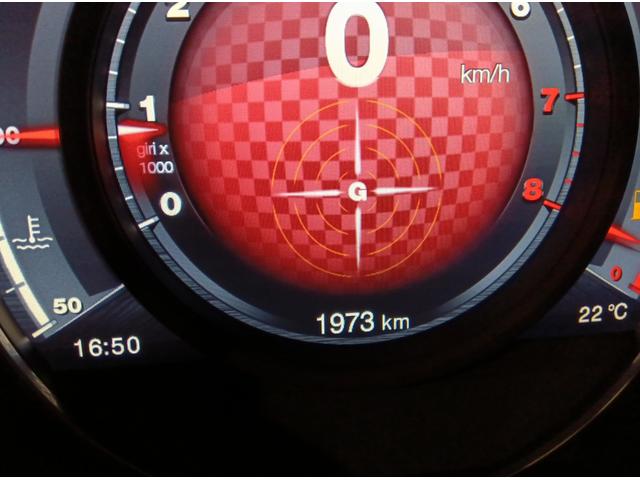 アバルト５９５ Ｆ５９５　左ハンドル　５速ＭＴ　カラーアクセント：レッド（ドアミラー／フロントスポイラー／シートベルト）レコードモンツァ（縦型）バックカメラ（17枚目）