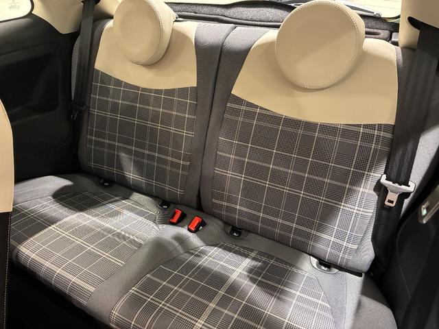 500 1.2 ポップ ETC ドラレコ前後 ワンオーナー 禁煙 正規認定中古車 弊社ユーザー仕入車両 チェック柄ファブリックシート AppleCarPlay&AndroidAuto対応オーディオ 本革巻きステアリング(23枚目)