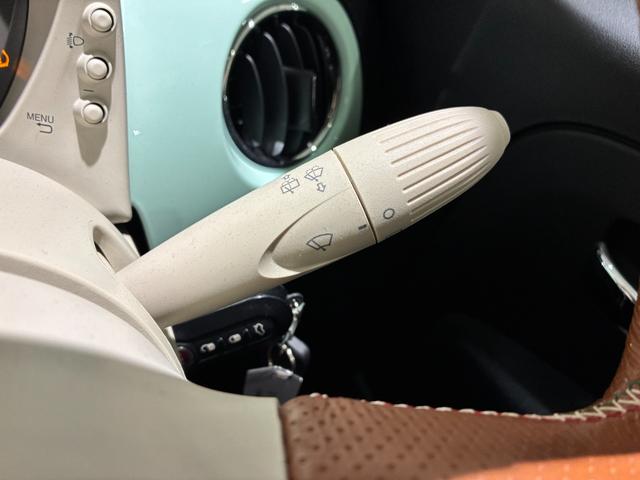 500 1.2 ポップ ETC ドラレコ前後 ワンオーナー 禁煙 正規認定中古車 弊社ユーザー仕入車両 チェック柄ファブリックシート AppleCarPlay&AndroidAuto対応オーディオ 本革巻きステアリング(30枚目)