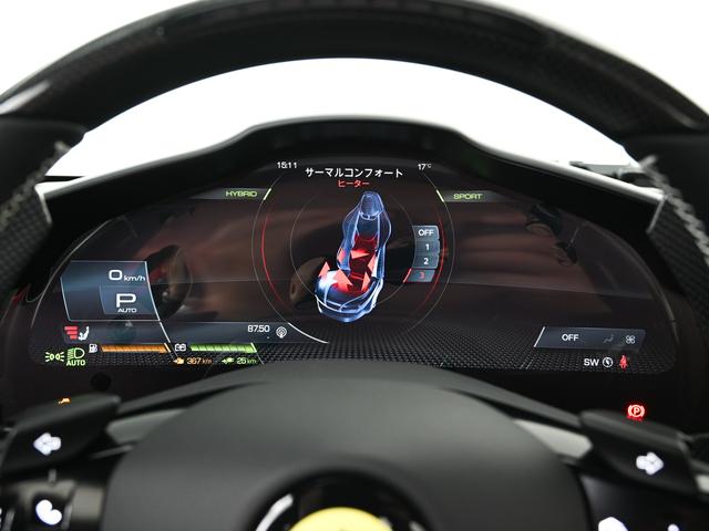 296GTB F1 DCT 左H リフター Apple Carplay フェラーリ認定中古車 正規ディーラー車 メーカー保証付 フェラーリ・ロードサイドアシスタンス Ferrari Approved(27枚目)