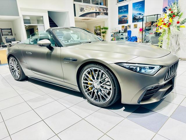 ＳＬ ＳＬ４３　（ＢＳＧ搭載モデル）　ＭＰ２０２４０１　有償色／２１インチＡＭＧアルミ／ヘッドアップ　認定中古車　オートマチックハイビーム　障害物センサー　ＥＴＣ　過給器設定モデル　電動シート　シートヒーター（4枚目）