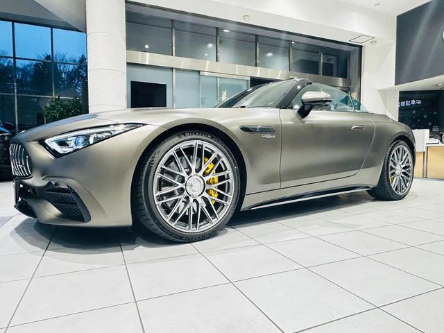 ＳＬ ＳＬ４３　（ＢＳＧ搭載モデル）　ＭＰ２０２４０１　有償色／２１インチＡＭＧアルミ／ヘッドアップ　認定中古車　オートマチックハイビーム　障害物センサー　ＥＴＣ　過給器設定モデル　電動シート　シートヒーター（8枚目）