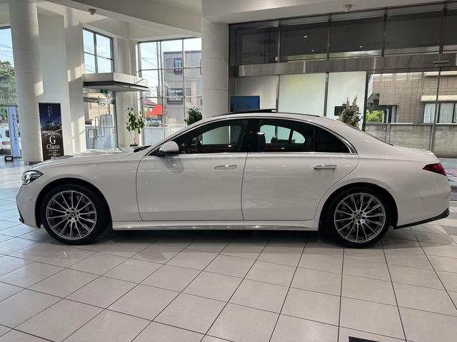 Ｓクラス Ｓ４５０ｄ　４マチック　ＡＭＧラインパッケージ　（ＩＳＧ搭載モデル）　ディーゼルターボ　４ＷＤ　ＭＰ２０２４０２　有償色／ベーシックＰ／ドライバーズＰ／レザー　認定中古車　オートマチックハイビーム　エアサスペンション　ＥＴＣ　電動シート（12枚目）