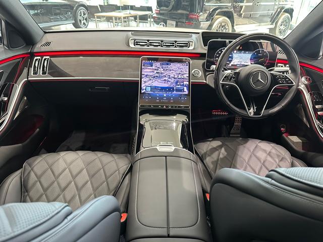 Ｓクラス Ｓ４５０ｄ　４マチック　ＡＭＧラインパッケージ　（ＩＳＧ搭載モデル）　ディーゼルターボ　４ＷＤ　ＭＰ２０２４０２　有償色／ベーシックＰ／ドライバーズＰ／レザー　認定中古車　オートマチックハイビーム　エアサスペンション　ＥＴＣ　電動シート（27枚目）