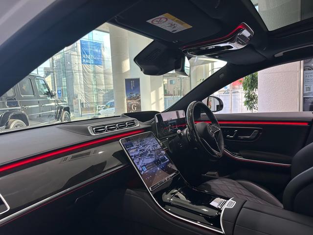 Ｓクラス Ｓ４５０ｄ　４マチック　ＡＭＧラインパッケージ　（ＩＳＧ搭載モデル）　ディーゼルターボ　４ＷＤ　ＭＰ２０２４０２　有償色／ベーシックＰ／ドライバーズＰ／レザー　認定中古車　オートマチックハイビーム　エアサスペンション　ＥＴＣ　電動シート（35枚目）