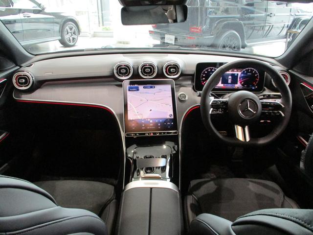 Ｃクラスステーションワゴン Ｃ２００　ステーションワゴン　スポーツ　（ＩＳＧ）　ＭＰ２０２５０２　コラムＭＴモード付９ＡＴ　レーンキープアシスト　アダプティブクルーズコントロール　オートマチックハイビーム　アイドリングストップ　フロント／サイド／バックカメラ（27枚目）