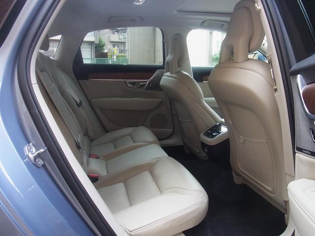 S90 T6 AWD インスクリプション ガラスサンルーフ ファインナッパレザー シートヒーター ベンチレーション ステアリングヒーター マッサージ機能 B&Wプレミアムオーディオ 9インチナビ TV 360カメラ ドラレコ レーダー(12枚目)