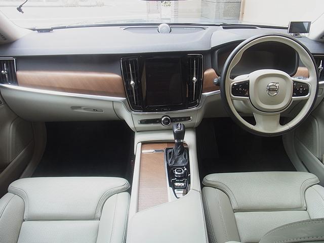 S90 T6 AWD インスクリプション ガラスサンルーフ ファインナッパレザー シートヒーター ベンチレーション ステアリングヒーター マッサージ機能 B&Wプレミアムオーディオ 9インチナビ TV 360カメラ ドラレコ レーダー(14枚目)