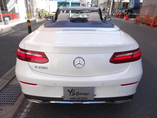 E200カブリオレスポーツ1オーナD保証令和5年まで白革青幌(11枚目)