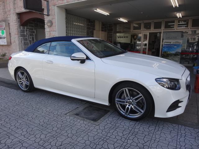 E200カブリオレスポーツ1オーナD保証令和5年まで白革青幌(20枚目)