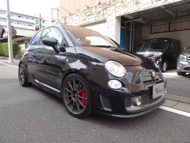 アバルト５９５ コンペティツィオーネ　アッソパルティーレ１７ＡＷ・フォクトランドサスペンション・コニーアブソーバー・ＡＳＳＯエアクリーナ・ブレンボーキャリパー・ドリルドローター・ハーフレザーシート・社外ナビ・レコードモンツァーマフラー（2枚目）