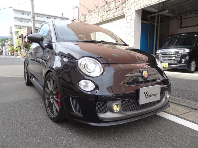 アバルト５９５ コンペティツィオーネ　アッソパルティーレ１７ＡＷ・フォクトランドサスペンション・コニーアブソーバー・ＡＳＳＯエアクリーナ・ブレンボーキャリパー・ドリルドローター・ハーフレザーシート・社外ナビ・レコードモンツァーマフラー（3枚目）