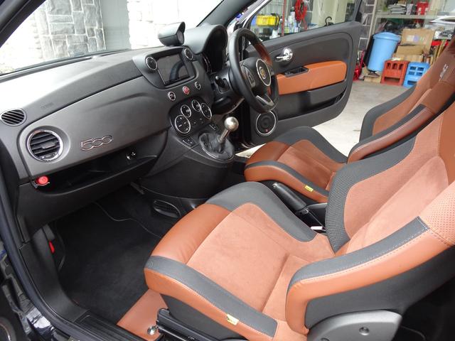 アバルト５９５ コンペティツィオーネ　アッソパルティーレ１７ＡＷ・フォクトランドサスペンション・コニーアブソーバー・ＡＳＳＯエアクリーナ・ブレンボーキャリパー・ドリルドローター・ハーフレザーシート・社外ナビ・レコードモンツァーマフラー（29枚目）