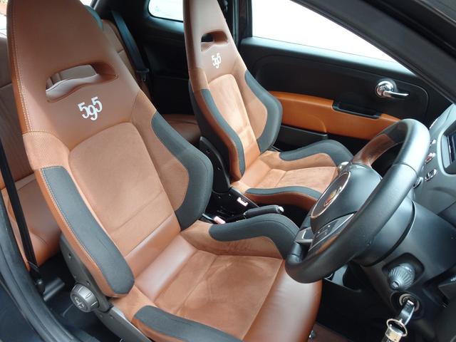 アバルト５９５ コンペティツィオーネ　アッソパルティーレ１７ＡＷ・フォクトランドサスペンション・コニーアブソーバー・ＡＳＳＯエアクリーナ・ブレンボーキャリパー・ドリルドローター・ハーフレザーシート・社外ナビ・レコードモンツァーマフラー（44枚目）