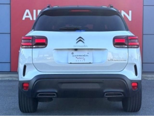 Ｃ５エアクロス シャインパック　ブルーＨＤｉ　弊社下取り車　認定中古車　ワンオナ　電動革シート　ＳＲ　ＥＴＣ　ＦＲドラレコ　ＬＥＤ　ナビ　フットテールゲート　ワイヤレスチャージャー　Ｐセンサー　クルコン　スマキー　１８ＡＷ　フォグ　ルーフレール（5枚目）