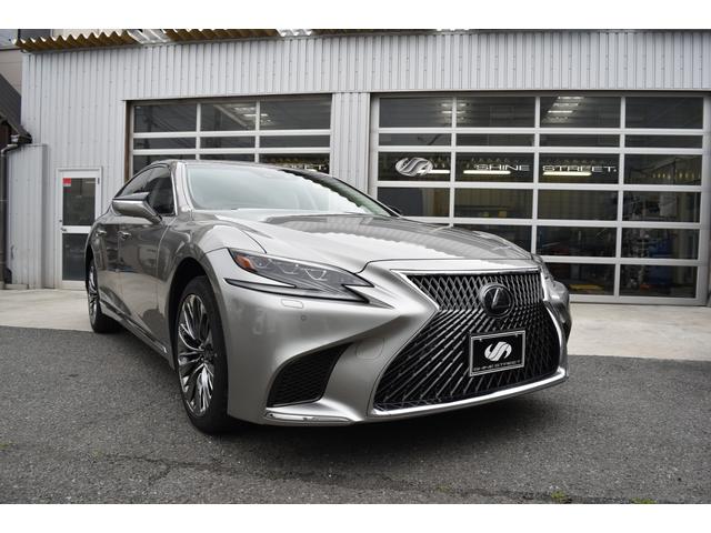 ＬＳ ＬＳ５００ｈ　エグゼクティブ　２０クロームＡＷ　サンルーフ　全席パワーシート　リアエンター＆オットマン　白革シート（ヒーター＆クーラー）　アダプティブクルーズ　全周囲カメラ　レーンキープ　マークレビンソン　法人１オーナー禁煙車（3枚目）