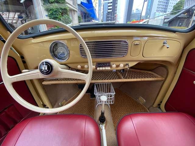 タイプI オーバルウインドウ フルレストア車両 スポルトマチック改装 クーラー ディスクブレーキ(15枚目)