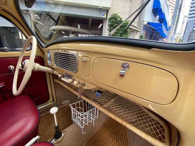 タイプI オーバルウインドウ フルレストア車両 スポルトマチック改装 クーラー ディスクブレーキ(22枚目)