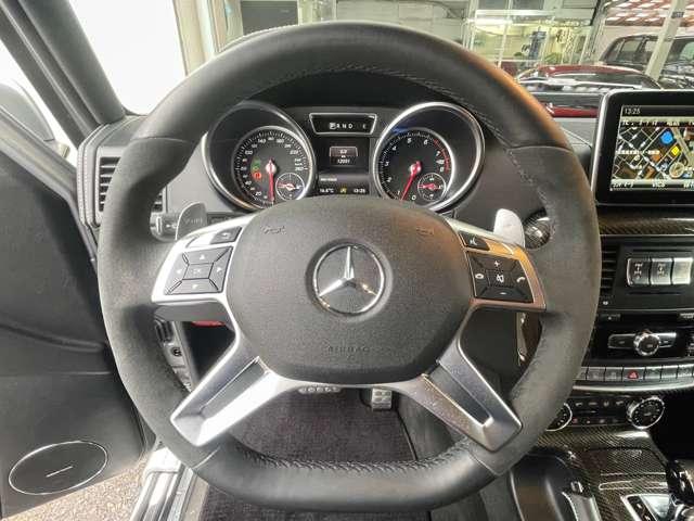 Gクラス G550 4×4 スクエアード 正規D車 4WD 受注生産モデル OP外装色 デジーノマグノプラチナムマット カーボン製オーバーフェンダー ツインサスペンション ドア開閉連動電動サイドステップ 360度カメラ(28枚目)