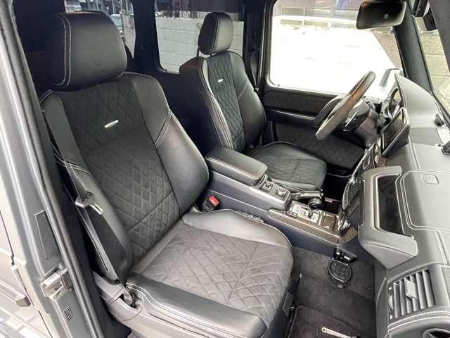 Gクラス G550 4×4 スクエアード 正規D車 4WD 受注生産モデル OP外装色 デジーノマグノプラチナムマット カーボン製オーバーフェンダー ツインサスペンション ドア開閉連動電動サイドステップ 360度カメラ(38枚目)