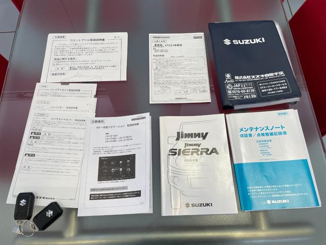 ジムニーシエラ ＪＣ　純正ナビＴＶ／ＤＶＤ／Ｂｌｕｅｔｏｏｔｈ／ＵＳＢ／バックモニター／ＥＴＣ／オプショングリル／スペアタイヤカバー／サイドバイザー／フロアマット／フロアライト／クルコン／デュアルセンサーブレーキサポート（62枚目）