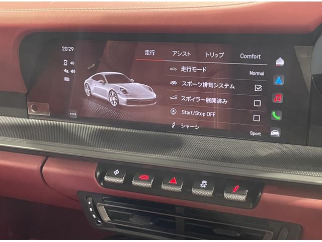 ９１１ ９１１カレラ　スポーツクロノＰＫＧ／スポーツエクゾースト／２０インチ２１インチカレラＳホイール／ドラレコ前後／バックカメラ／３６０度カメラ／レッドレザー／プライバシーガラス／１４ｗａｙスポーツシート／保証継承（55枚目）