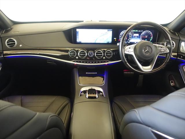 Sクラス S560 e ロング AMGライン プラス Bluetooth接続 ETC LEDヘッドライト TV アイドリングストップ クルーズコントロール コネクテッド機能 サイドカメラ サンルーフ・ガラスルーフ シートエアコン シートヒーター ナビ(12枚目)