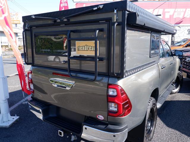 ハイラックス Ｚ　ＦＴポーター１２５　元デモカー販売　オーバーランドスタイル　８ナンバーキャンピング登録　荷台ＬＩＮＥ－Ｘ　ＬＥＤライトバーソーラー有り電源システム　ＯＭＥ　ＢＰ－５１ショック　オプカン　各カメラ（7枚目）