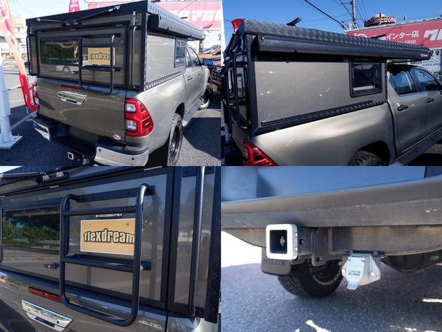 ハイラックス Ｚ　ＦＴポーター１２５　元デモカー販売　オーバーランドスタイル　８ナンバーキャンピング登録　荷台ＬＩＮＥ－Ｘ　ＬＥＤライトバーソーラー有り電源システム　ＯＭＥ　ＢＰ－５１ショック　オプカン　各カメラ（8枚目）