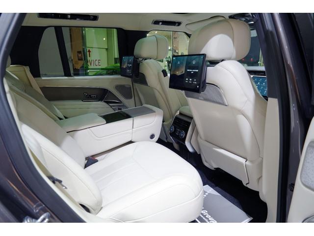 レンジローバー ローンチエディション 特別限定15台 23インチアロイホイール パーフォレイテッドセミアニリンレザー 24ウェイ電動フロントシート シートクーラー ホットストーンマッサージ リアエグゼクティブクラスコンフォートプラスシート(46枚目)