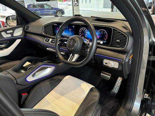 ＧＬＥ ＧＬＥ４５０ｄ　４マチックスポーツ　メルセデスケア継承／弊社デモカー／ホワイト本革シート／保冷温ホルダー／Ｅ－ＡＣＴＩＶＥ　ＢＯＤＹ　ＣＯＮＴＲＯＬ／ヘッドアップディスプレイ／シートベンチレーター／ブルメスター／パフュームアトマイザー（6枚目）