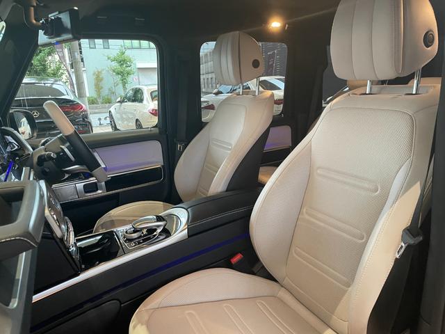 Ｇクラス Ｇ４００ｄ　ＡＭＧライン　弊社下取／ＡＭＧライン／Ｇマニュファクトゥーアプログラム／ラグジュアリーＰ／メモリー付きパワーシート／純正ドラレコ前後／ダブルエアコン／ベンチレーター／白内装／パノラマサンルーフ／本革シート／記録簿／（27枚目）