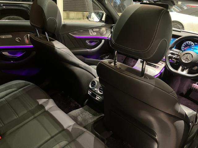 Eクラスステーションワゴン  パノラマサンルーフ/レザーEX/本革シート/アンビエントライト64色/ダブルエアコン/パヒュームアトマイザー付/シートヒーター/ベンチレーター/ドライブレコーダー付/電動トランク/ブルメスター(42枚目)