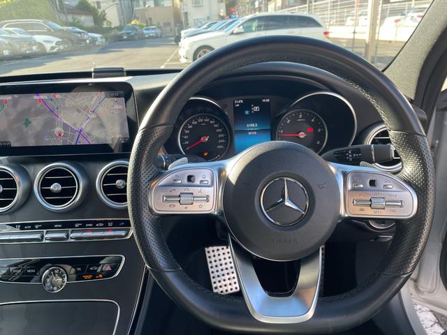 Ｃクラスステーションワゴン Ｃ２２０ｄ　ステーションワゴン　アバンギャルド　弊社下取り／ＡＭＧライン／メモリー付きパワーシート／本革シート／電動トランク／エアサス／純正ドラレコ前後／シートヒーター／レーダーセーフティー／ＬＥＤヘッドライト／認定中古車２年保証／記録簿／禁煙車両（4枚目）