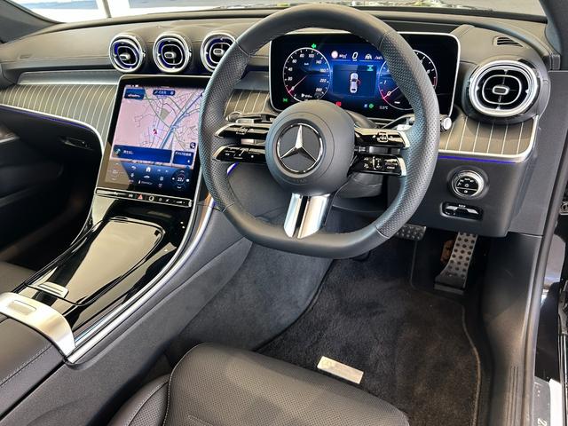 Cクラス C200 ラグジュアリー 弊社デモカー/リアアクスルステアリング/ヘッドアップディスプレイ/360°カメラ/ブルメスタースピーカー/メモリー付き電動パワーシート/シートヒーター/シートエアコン/純正ドライブレコーダ(7枚目)