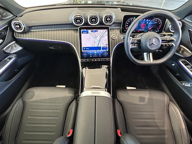 Cクラス C200 ラグジュアリー 弊社デモカー/リアアクスルステアリング/ヘッドアップディスプレイ/360°カメラ/ブルメスタースピーカー/メモリー付き電動パワーシート/シートヒーター/シートエアコン/純正ドライブレコーダ(8枚目)