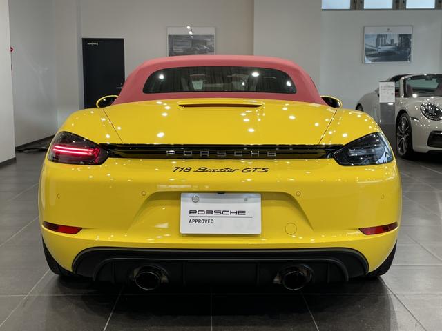 718ボクスター 718ボクスターGTS 4.0 認中/PASMスポーツ/スポーツエグゾースト/スポーツクロノ/LEDヘッドライト/フルレザー/ACC/レーンチェンジアシスト/オートエアコン/ドアレバー&ルーフハイグロスブラック(6枚目)