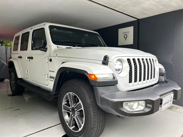 ジープ・ラングラーアンリミテッド サハラ　２．０Ｌ　４ＷＤ　ＡｐｐｌｅｃａｒＰｌａｙ　ＡＬＰＩＮＥサウンド　フロアＭＴモード付８ＡＴ　全周囲カメラ　ドライブレコーダー　ＥＴＣ　フルセグ　本革シート　電動シート　シートヒーター　アルミホイール（37枚目）