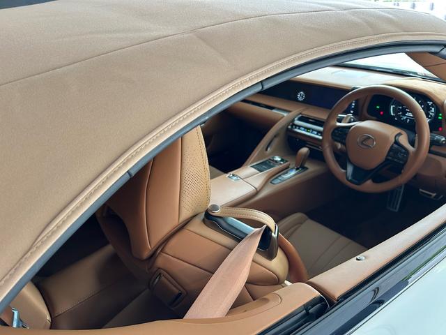 ＬＣ ＬＣ５００　ブラウン本革シート　全周囲カメラ　ドライブレコーダー　ナビ　フルセグ　シートヒーター　シートエアコン　電動シート（17枚目）