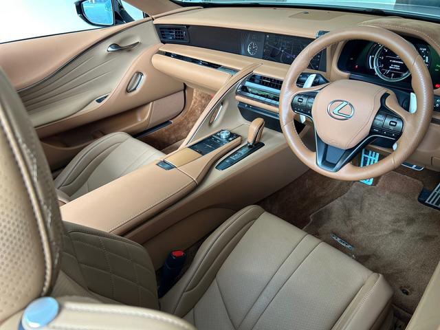 ＬＣ ＬＣ５００　ブラウン本革シート　全周囲カメラ　ドライブレコーダー　ナビ　フルセグ　シートヒーター　シートエアコン　電動シート（47枚目）