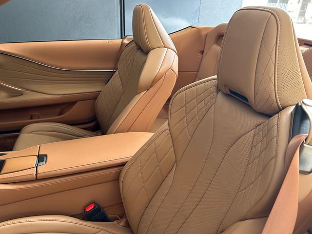 ＬＣ ＬＣ５００　ブラウン本革シート　全周囲カメラ　ドライブレコーダー　ナビ　フルセグ　シートヒーター　シートエアコン　電動シート（68枚目）