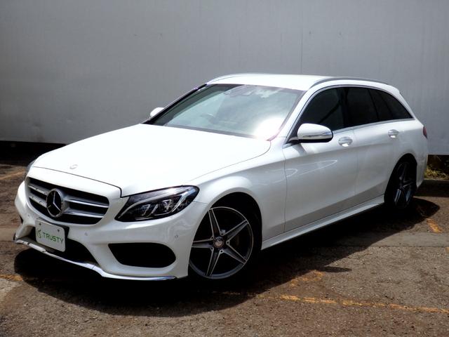 Ｃクラスステーションワゴン Ｃ２００　ステーションワゴン　スポーツ本革仕様　１オーナー車　ＡＭＧ１８インチＡＷ　ＡＭＧフルエアロ　ブラックレザーインテリア　Ｂカメラ　ヘッドアップディスプレイ　ＬＥＤヘッドライト　レーダーセーフティＰＫＧ　パワーバックドア　ドラレコ（14枚目）