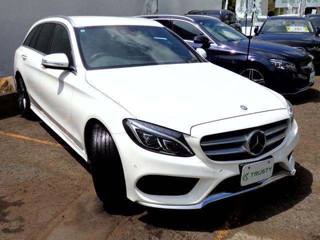 Ｃクラスステーションワゴン Ｃ２００　ステーションワゴン　スポーツ本革仕様　１オーナー車　ＡＭＧ１８インチＡＷ　ＡＭＧフルエアロ　ブラックレザーインテリア　Ｂカメラ　ヘッドアップディスプレイ　ＬＥＤヘッドライト　レーダーセーフティＰＫＧ　パワーバックドア　ドラレコ（18枚目）