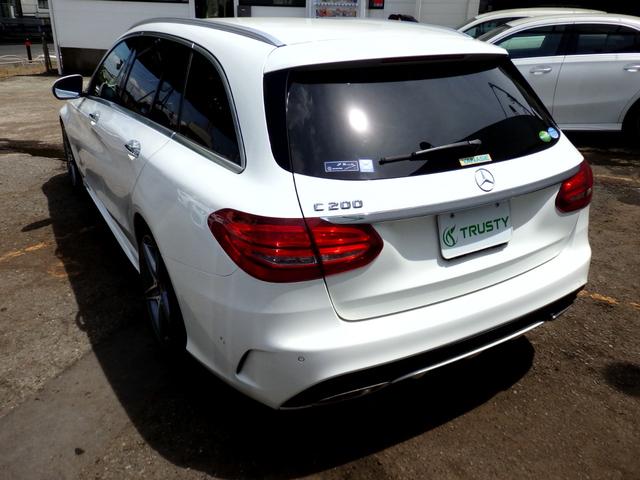 Ｃクラスステーションワゴン Ｃ２００　ステーションワゴン　スポーツ本革仕様　１オーナー車　ＡＭＧ１８インチＡＷ　ＡＭＧフルエアロ　ブラックレザーインテリア　Ｂカメラ　ヘッドアップディスプレイ　ＬＥＤヘッドライト　レーダーセーフティＰＫＧ　パワーバックドア　ドラレコ（24枚目）