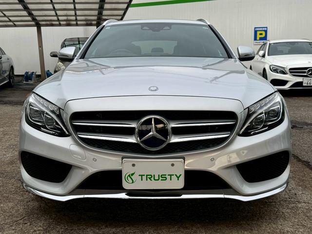 Ｃクラスステーションワゴン Ｃ２２０ｄ　ステーションワゴン　スポーツ本革仕様　ＡＭＧ１８インチＡＷ　ＡＭＧフルエアロ　ブラックレザーインテリア　ＨＤＤナビ　フルセグＴＶ　Ｂカメラ　ＬＥＤヘッドライト　シートヒーター　メモリーパワーシート　レーダーセーフティＰＫＧ　禁煙車（13枚目）