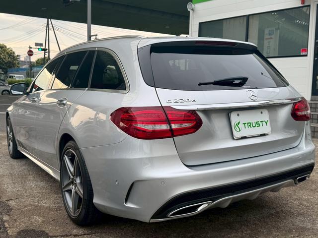 Ｃクラスステーションワゴン Ｃ２２０ｄ　ステーションワゴン　スポーツ本革仕様　ＡＭＧ１８インチＡＷ　ＡＭＧフルエアロ　ブラックレザーインテリア　ＨＤＤナビ　フルセグＴＶ　Ｂカメラ　ＬＥＤヘッドライト　シートヒーター　メモリーパワーシート　レーダーセーフティＰＫＧ　禁煙車（17枚目）