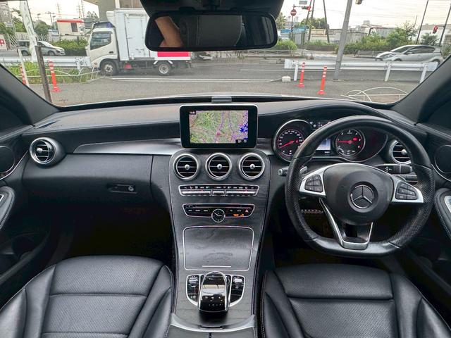 Ｃクラスステーションワゴン Ｃ２２０ｄ　ステーションワゴン　スポーツ本革仕様　ＡＭＧ１８インチＡＷ　ＡＭＧフルエアロ　ブラックレザーインテリア　ＨＤＤナビ　フルセグＴＶ　Ｂカメラ　ＬＥＤヘッドライト　シートヒーター　メモリーパワーシート　レーダーセーフティＰＫＧ　禁煙車（22枚目）