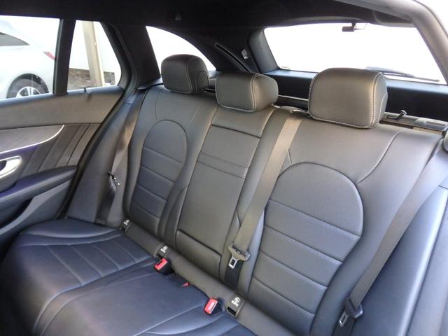 Cクラスステーションワゴン C180ステーションワゴンアバンギャルドAMGライン 後期モデル レーダーセーフティPKG AMG18AW AMGフルエアロ ブラックレザーインテリア HDDナビ フルセグTV Bカメラ LEDヘッドライト シートヒーター メモリーパワーシート 禁煙車(43枚目)