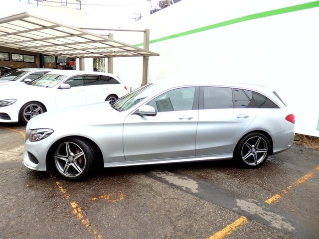 Cクラスステーションワゴン C220d ステーションワゴン スポーツ本革仕様 AMG18AW AMGフルエアロ ブラックレザー HDDナビ フルセグTV USB BTオーディオ Bカメラ ヘッドアップディスプレイ PTS ドラレコ ETC パワーリアゲート パドルシフト(14枚目)